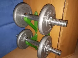 dumbbell and weight wall mounts