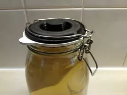 Fermentation lock for Ikea Korken (Weck) jar