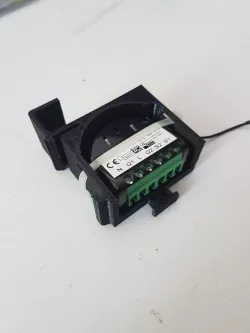 Fibaro DIN Mount with quick release and cable ties