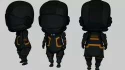 Fortnite: Chibi Dark Voyager