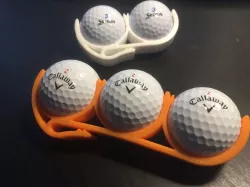 Golf Ball Belt Clip (3 balls version)