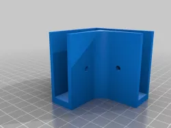 L Foot Bracket 15mm no Bracing w/ Holes