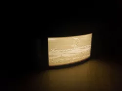 lithophanie stand with led-C3D