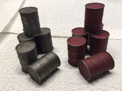 Miniature wargamming oil barrel