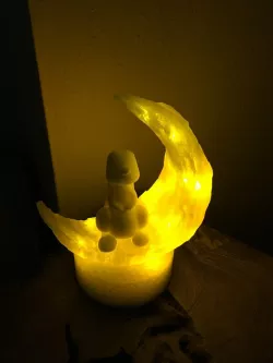 Moon bunny as nightlight