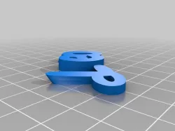 My Customized iamburny's  Text - Name Keyring / Keyfob