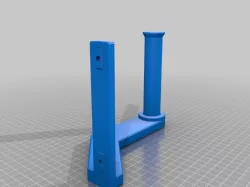 One piece spool holder