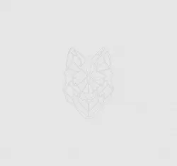 Origami Wolf - Laser Cut