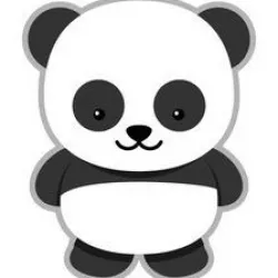 Panda Bear Keychain