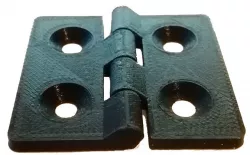 Parametric interlocking hinge for aluminum extrusion for Fusion 360 (common sized prerendered)