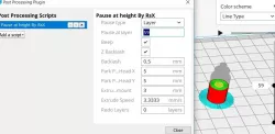 Pause at Layer or Height for Cura 3