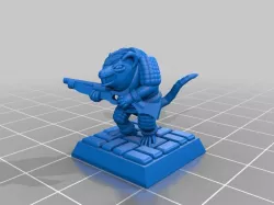 Ratfolk Skaven Gunner Pathfinder Starfinder Warhammer 40k