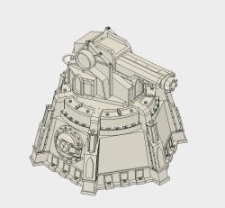 Vengeance Weapon Battery – Décor Warhammer 40K Empire, Non Peint, OOP