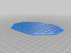  Scifi space ship floor hold grate