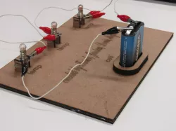 Series circuit of lamps