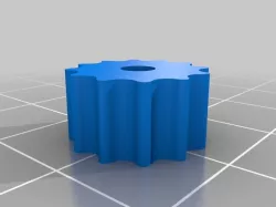 Simple hand screw for bed adjustment
