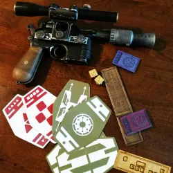 Solo A Star Wars Story Sabacc chips and credits