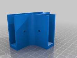 T Bracket 15mm no Bracing w/ Holes