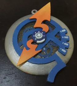 Time Factory Clock Emblem -  Movable Arms