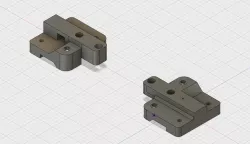 TronXy x5s stiffened gantry plates, 
