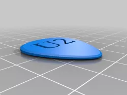 U2 Bass Pick