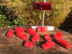 USB Camera mount Kit for 8mm Rods - Octopi - and a V7 CS2021-1E