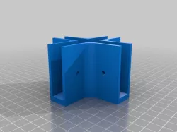 X Bracket 15mm no Bracing w/ Holes