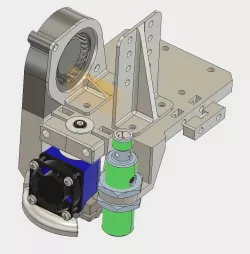 X Schlitten für FLSUN Cube Drucker, Halter: E3D V6 Hotend; X carriage for FLSUN Cube Printer Hotend e3d v6