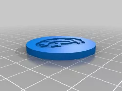 Zombie Dice - Brain Token Poker Chip (Remix)
