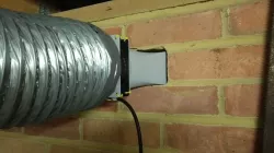 120mm fan to single brick vent