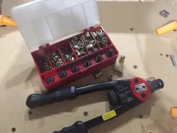 13" Metric Hand Riveter Rivet/Tool Case