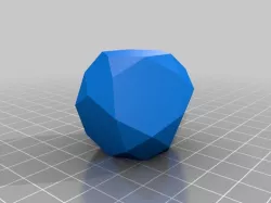 38 sided Snub Hexahedron W9 Waterman Polyhedron