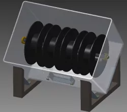 All in one filament storage and spool holder
