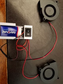 Battery/Switch Clip