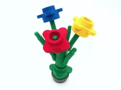 Big flower heads LEGO Style - fully playable (with bouquet stem) 