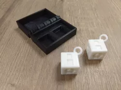 Box with Hinge for Han Solo Dice (Print-in-Place)