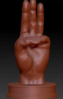 Boy Scout Hand Symbol
