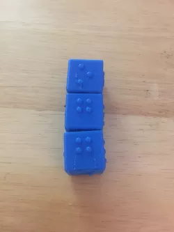 Braille 1x1x3 Rubik's Cube