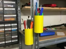 Brush & Pen Box for Aluminum Storage Shelf by Bauhaus