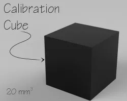 Calibration Cube for 3D Printers - 20 mm³ 