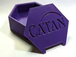 Catan Player Pieces Hex Storage Box