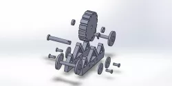 caterpillar mechanism (mecanismo para oruga)