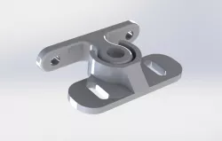 Closet door catcher