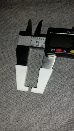 digital caliper flat tips for brake disc measuring/lipped items