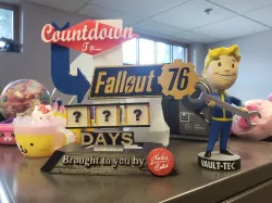 Fallout 76 Countdown Sign Logo