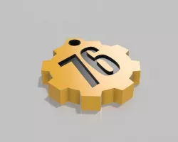 Fallout 76 Keychain