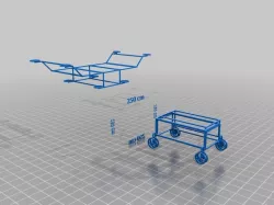 Flying and Ground Long Car