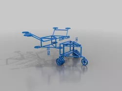 Flying and Ground Mini Car