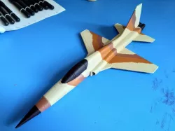 Full Body  F-5 Tiger aircraft scale model 1/64