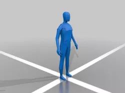 Low poly human